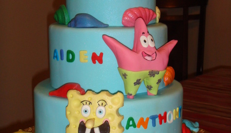 Fondant Spongebob Cake Decorating Photos