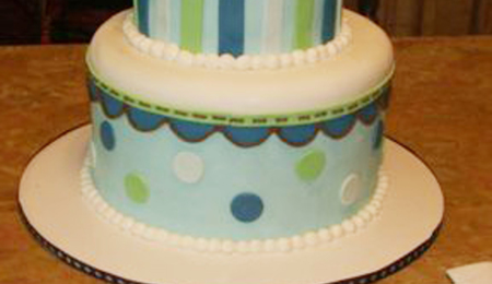 Baby Shower Boy Crown Cupcake Cake - CakeCentral.com