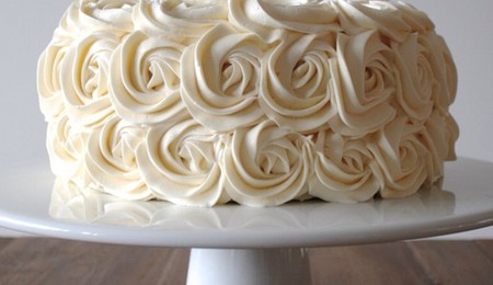 Rosette Wedding Cake - CakeCentral.com