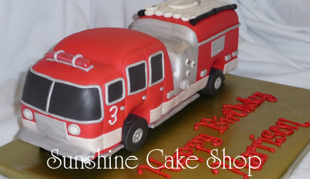 Fire Truck Birthday Cake Pan Fire Truck Birthday Cake Pan