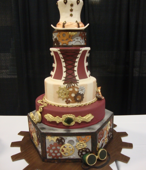 Steampunk Cake Decorating Photos