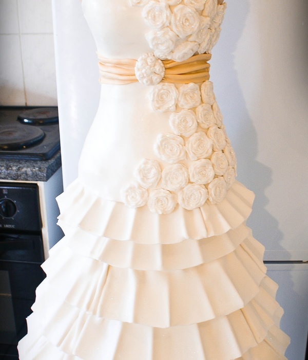 Wedding Dress Cake