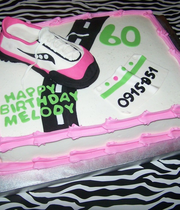 running shoe cake photos