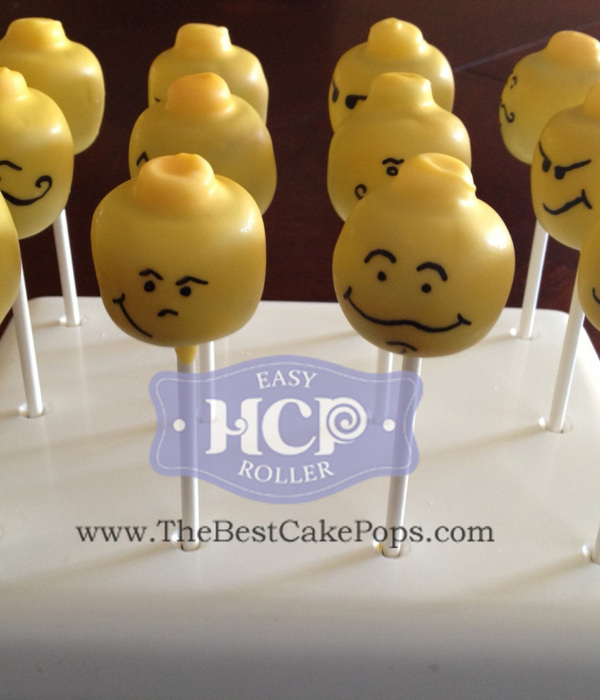 Lego Head Cake Pops By The Developer Of The Easy Roller