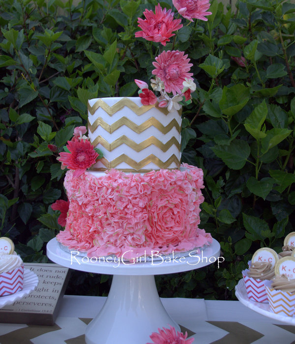 Ruffles, Chevrons & Dahlias Wedding