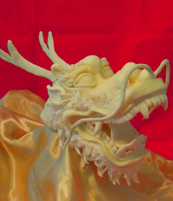 Dragon For Chinese New Year Never Got Round To Finish It But It Was Great Fun Doing It Made With Rct Covered With Modelling Chocolate
