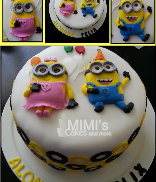 Minion Birthday Cake