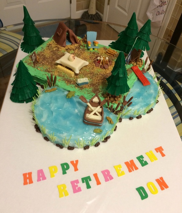 Camping Cake Decorating Photos