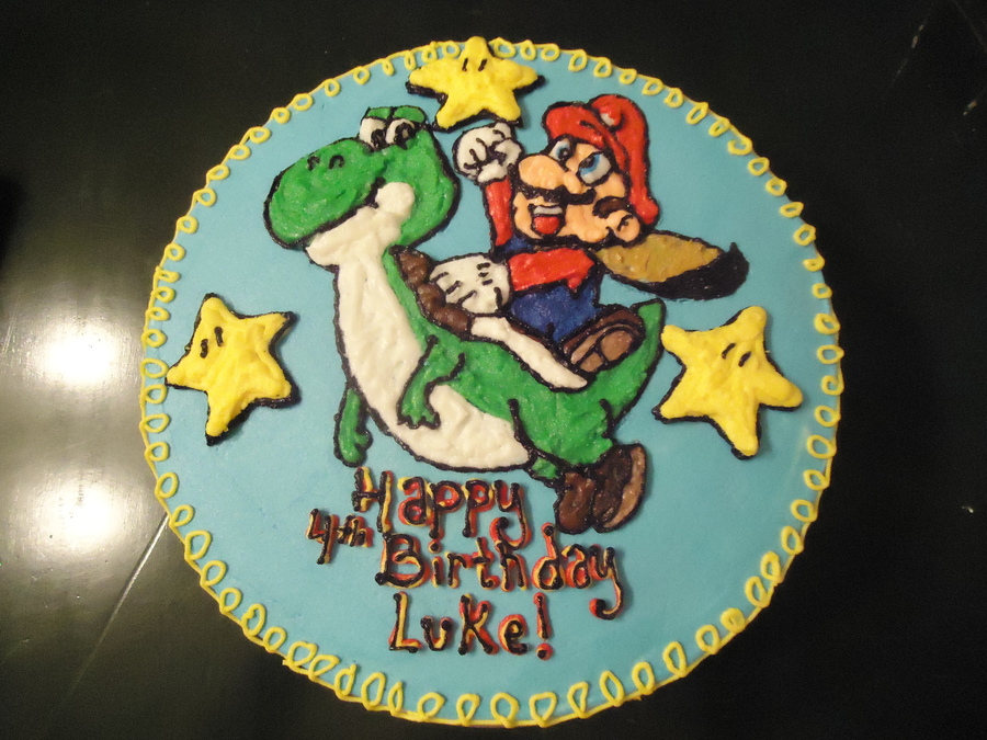Super Mario Brothers Birthday Cake Cakecentral Com