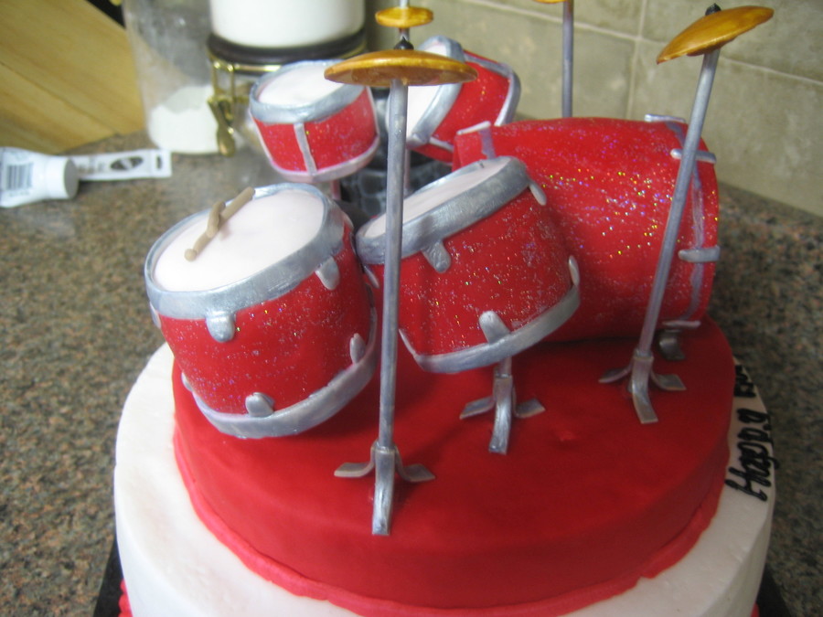 Drum Set Cake