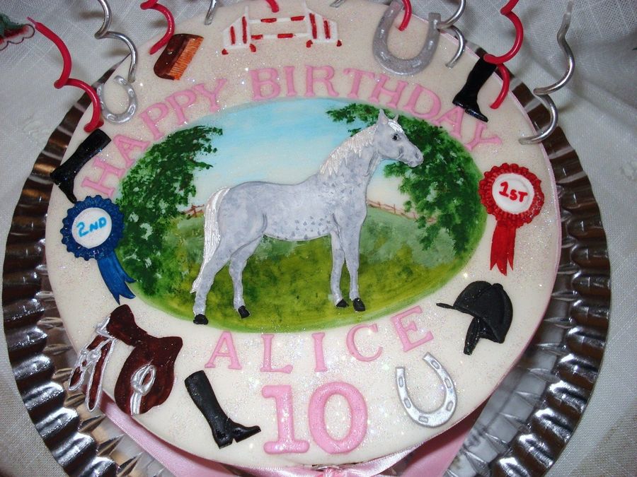 Horse Riding Cake