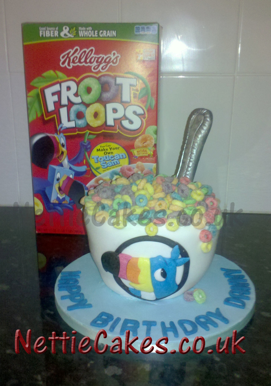 Froot Loops Birthday Cake - CakeCentral.com