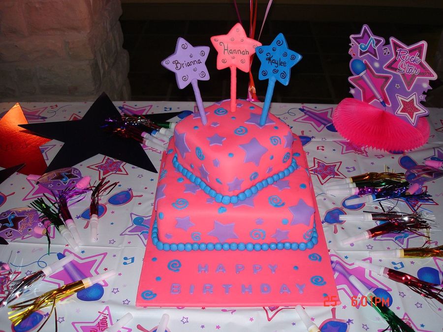 Dance Party Cake - CakeCentral.com