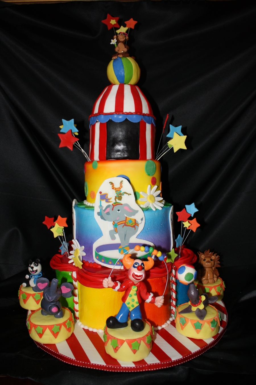 Circus Cake - CakeCentral.com