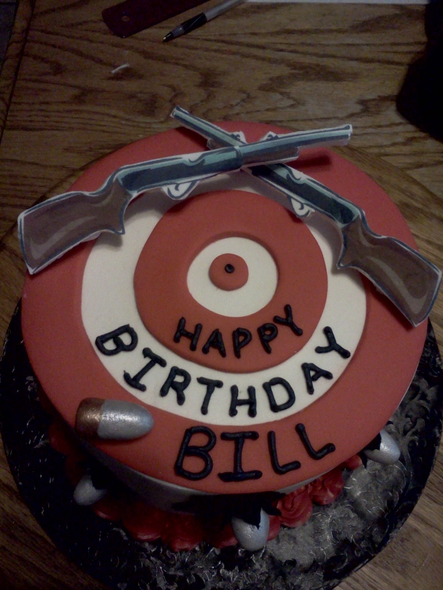 Bill S Gun Cake Cakecentral Com