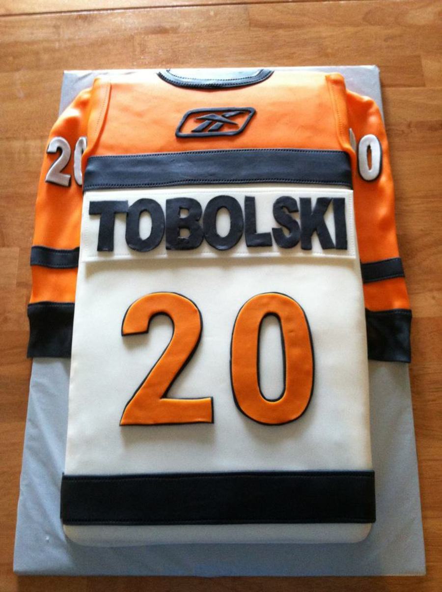 flyers jersey cakecentral com flyers cake