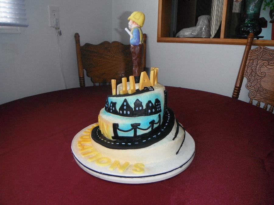 Engineering Grad Cake