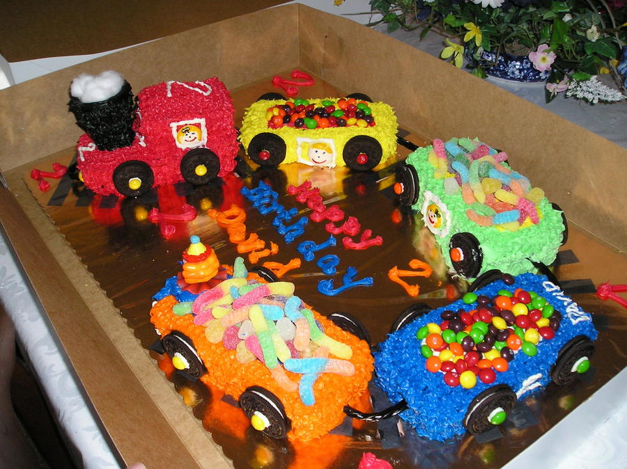 Train Birthday Cake