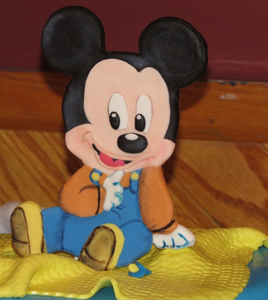 Baby Mickey Baby Shower CakeCentral