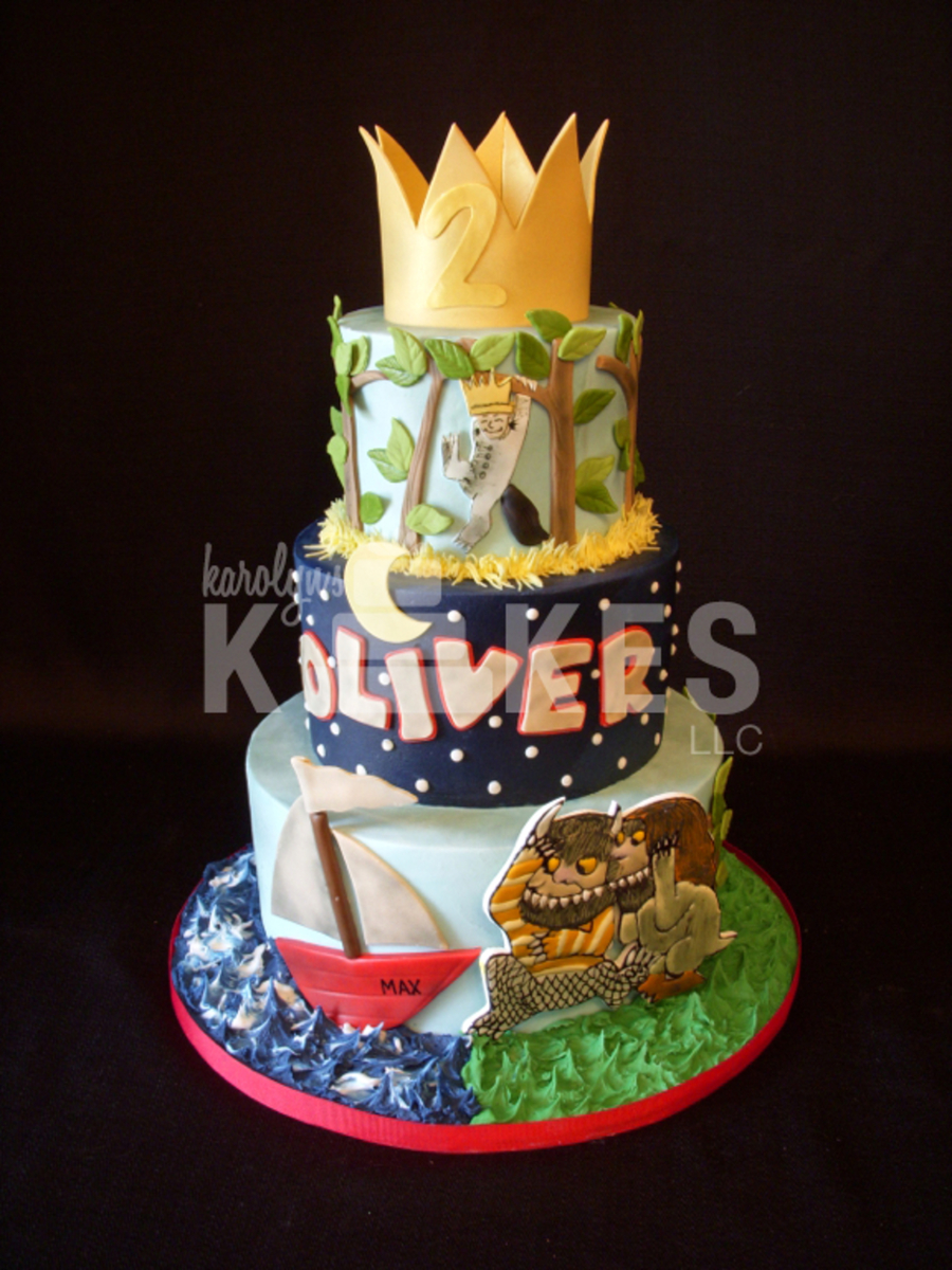 Where The Wild Things Are All 3 Tiers Iced In Buttercream Gumpaste