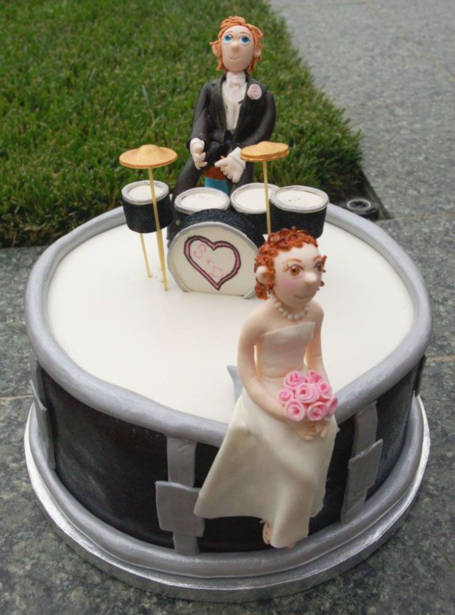 Drummer Groom's Cake