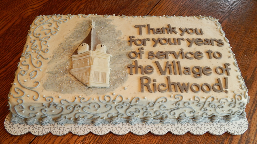 Richwood Mayor s Retirement Cake - CakeCentral.com