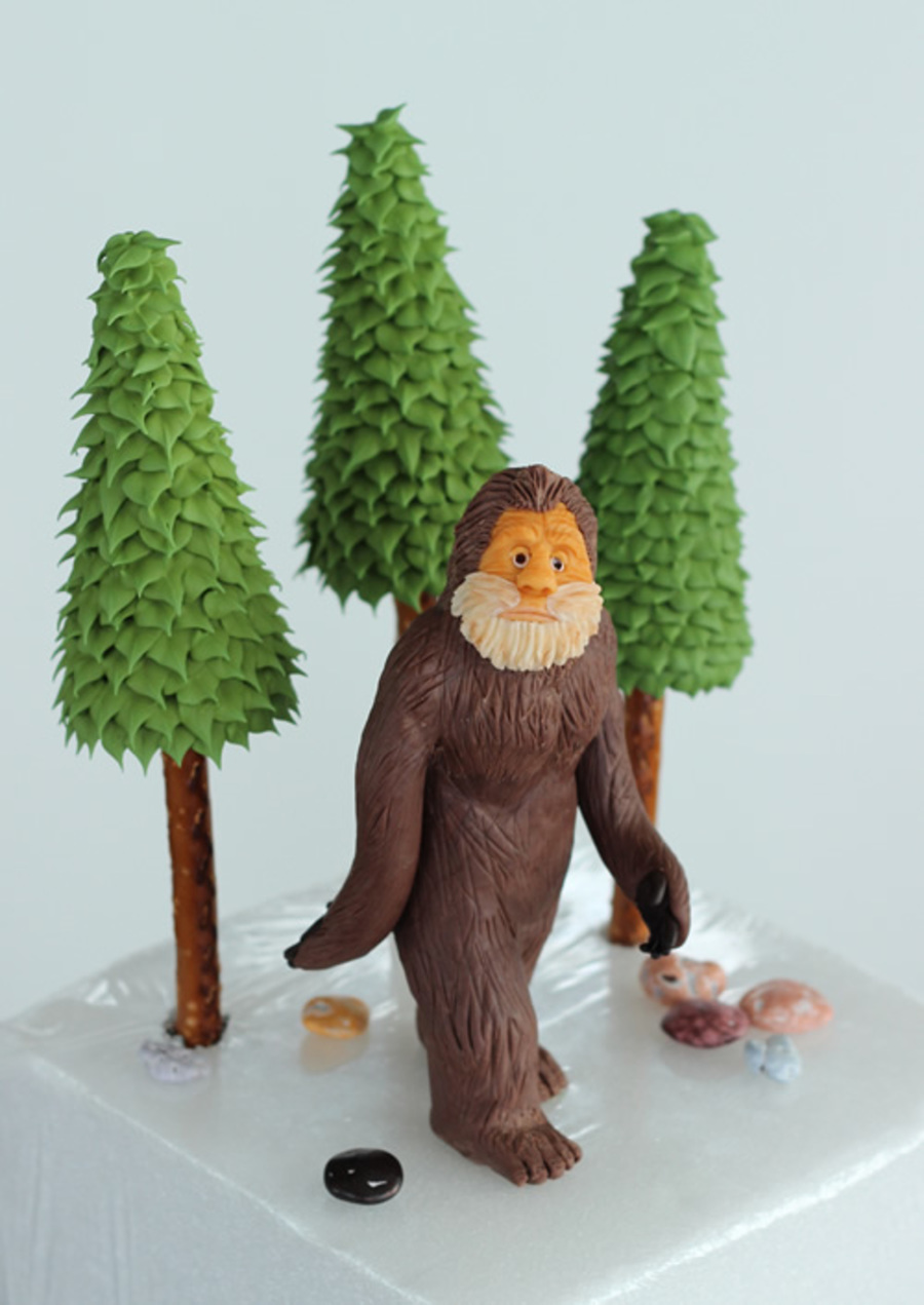 Bigfoot Cake Topper Bigfoot Cake Topper