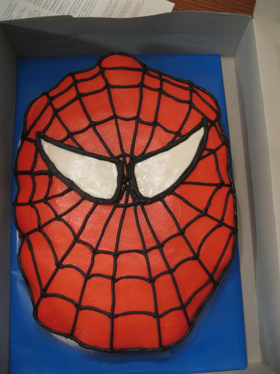 Spiderman Cupcake Cake