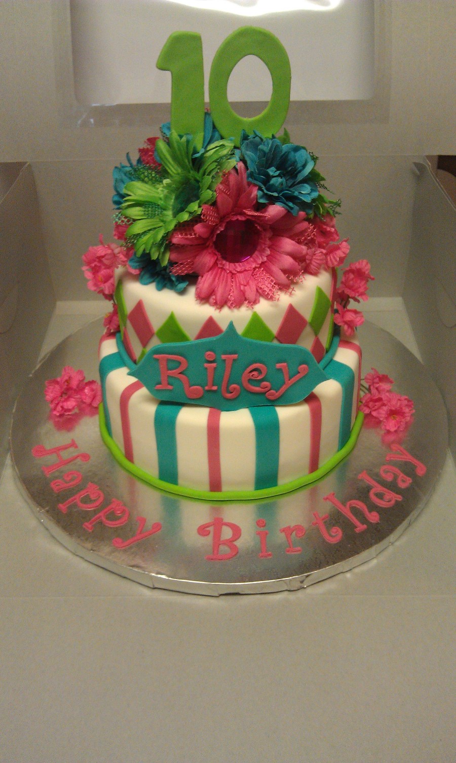 Flower Birthday Cake