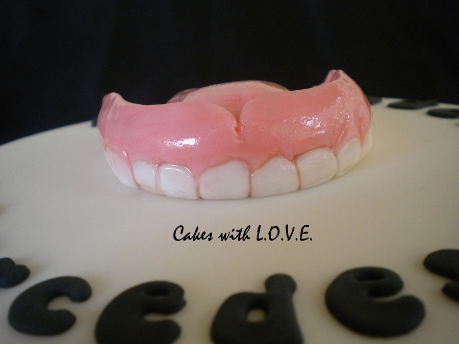 Dentures Cake