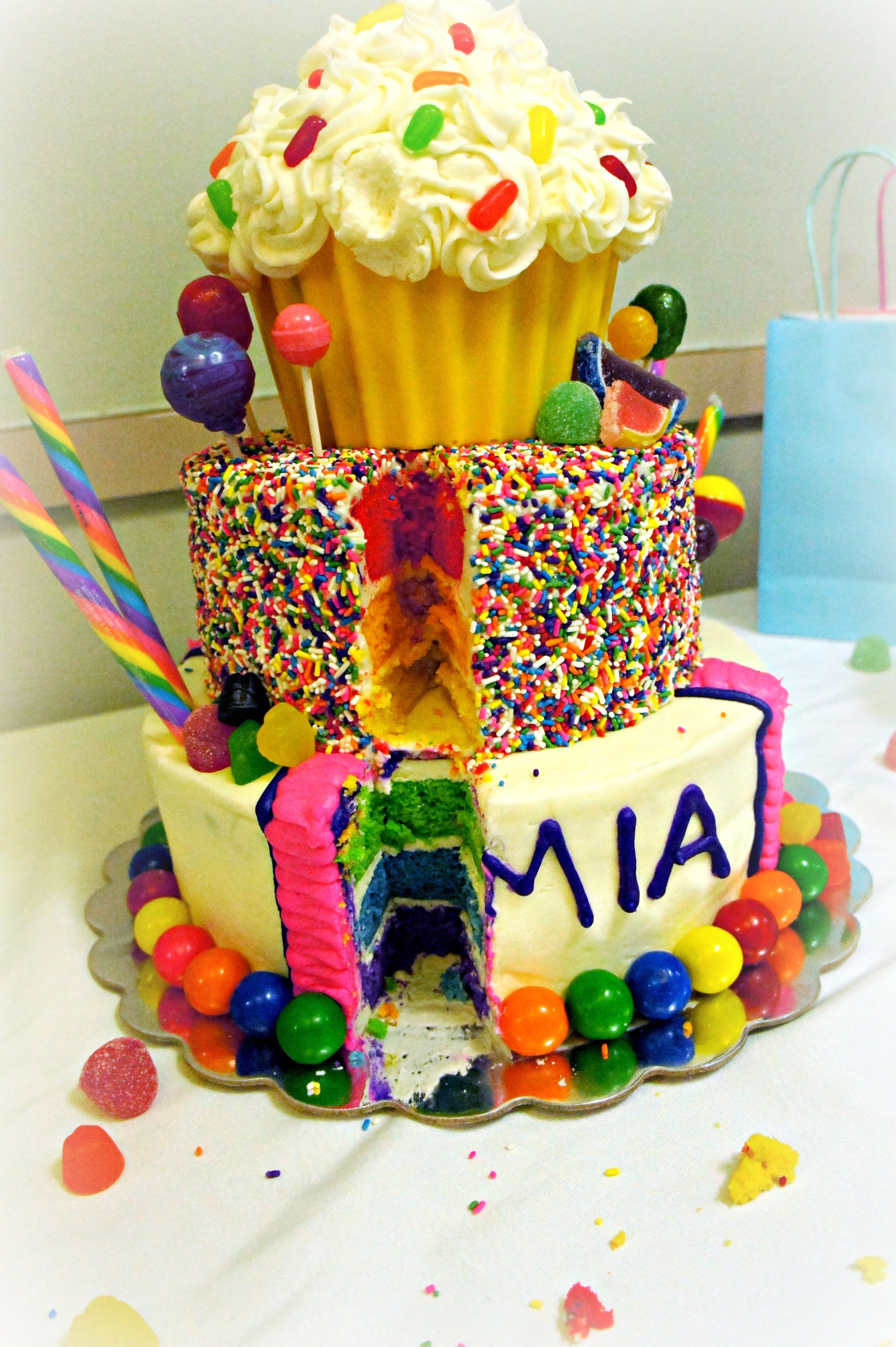 Rainbow Candy Cake CakeCentral
