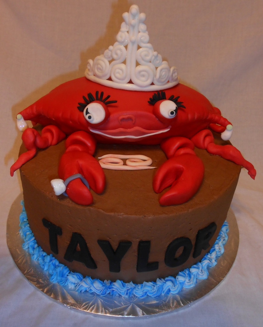 Crab Princess Cancer Zodiac Cake , CakeCentral.com