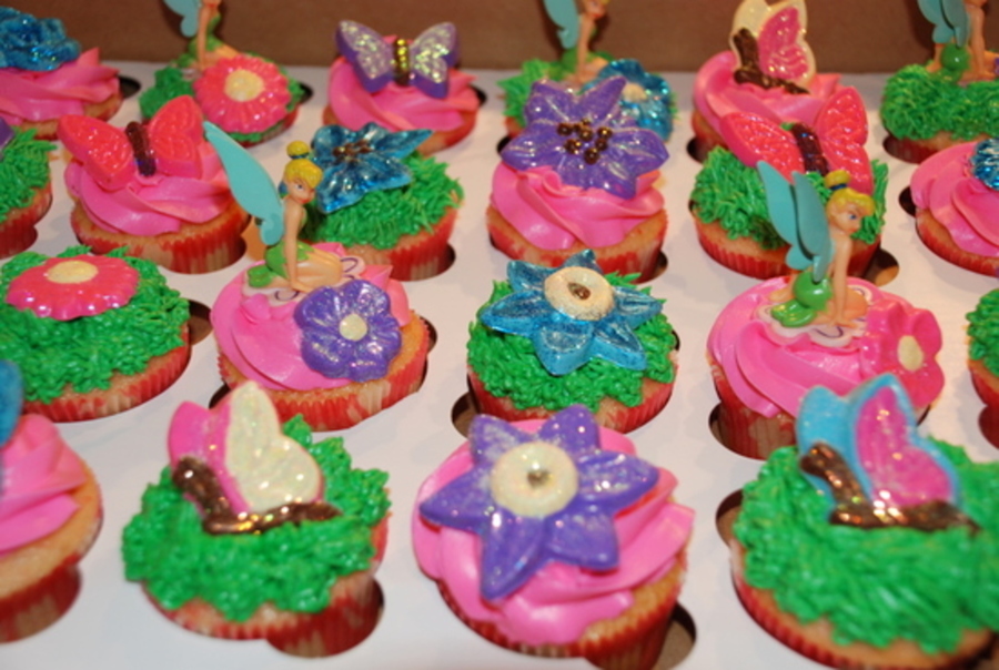 Tinkerbell Cupcakes