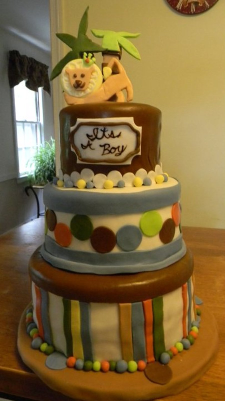King Of The Jungle Baby Shower Cakecentral Com