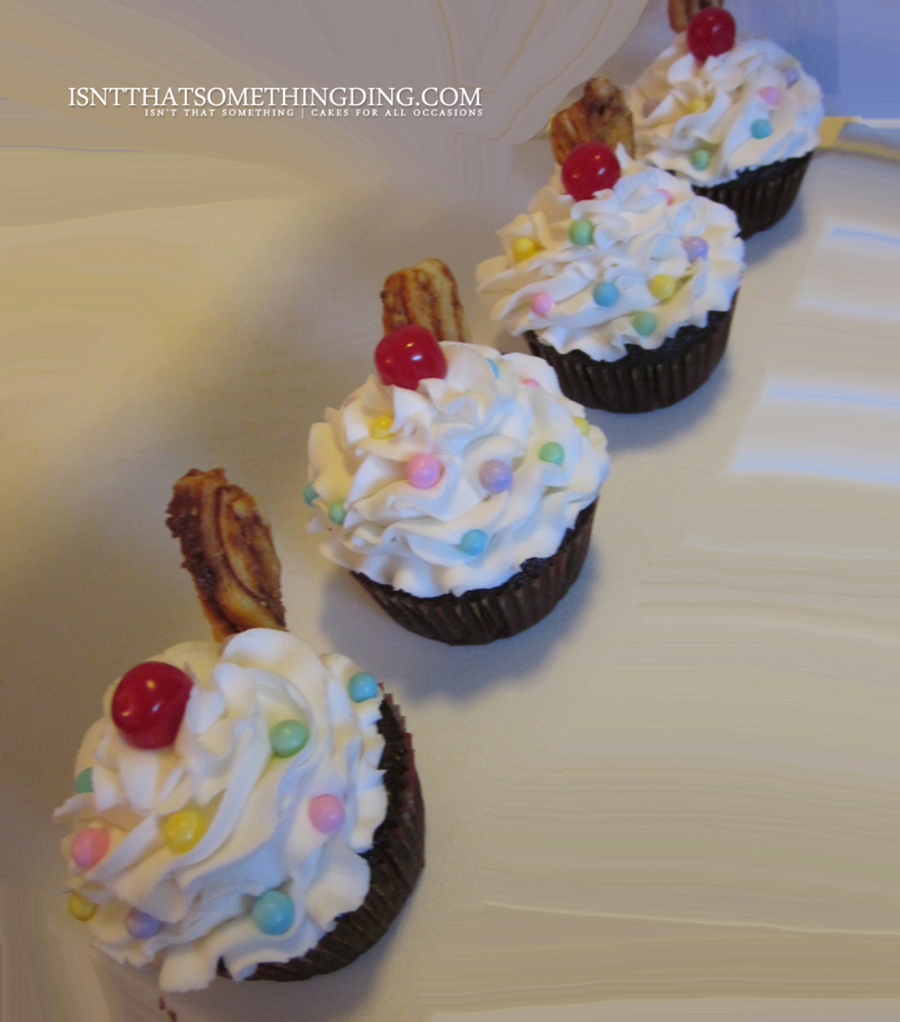 Ice Cream Sundae Cupcakes