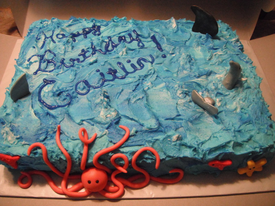 Ocean Birthday Cake