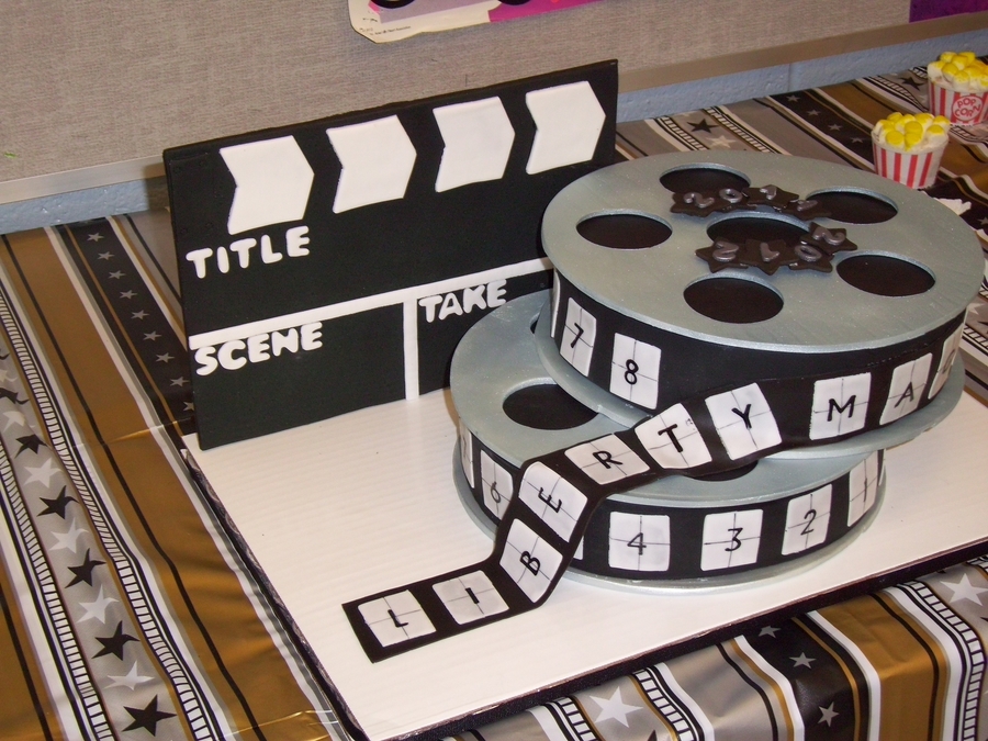 Movie Reel Cake