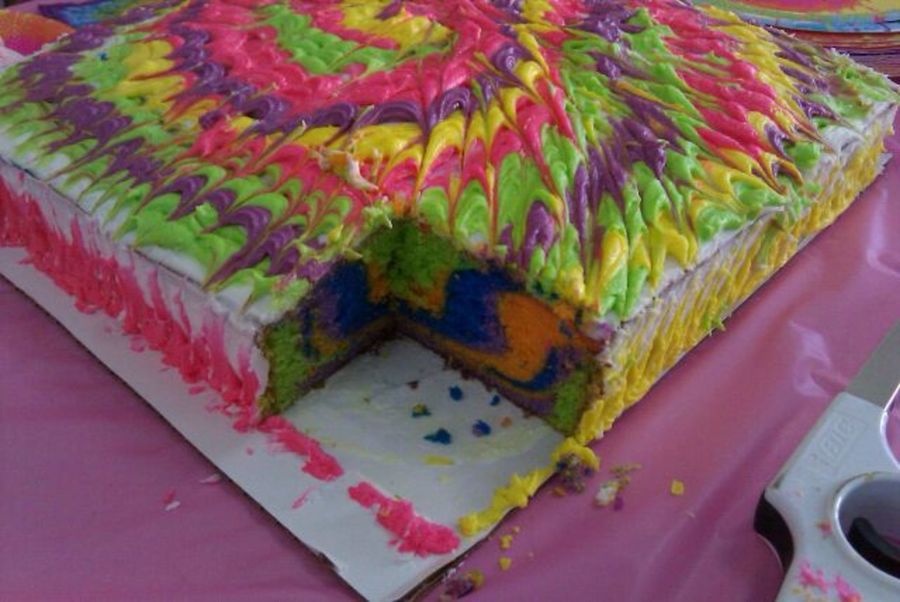 Square Tie Dye Cake Recipes Square Tie Dye Cake Recipes