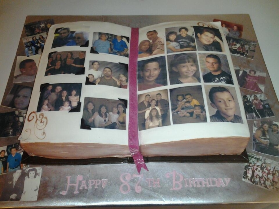 Photo Album Cake