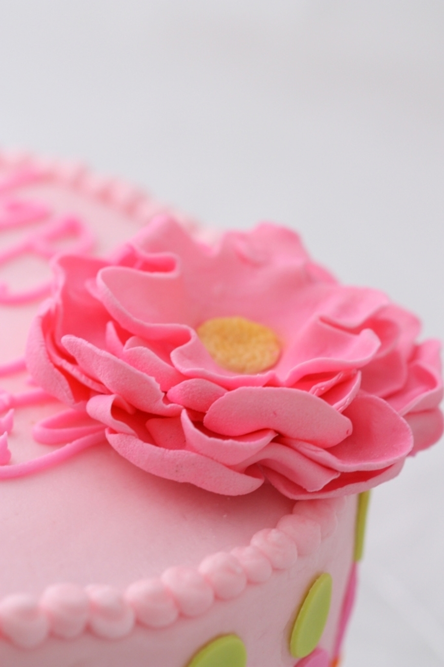 Fondant Flower Cake