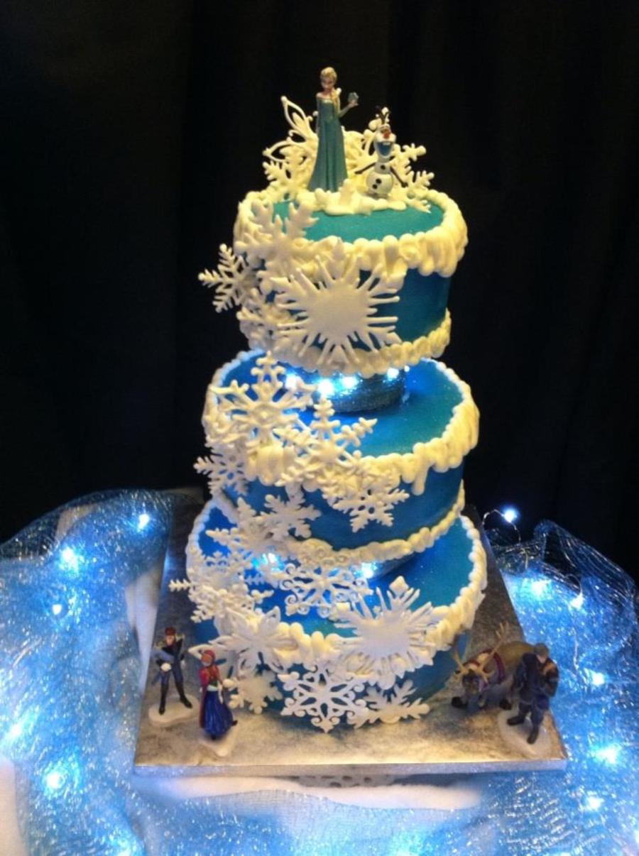 Frozen Snowflake Cake Cakecentral Com