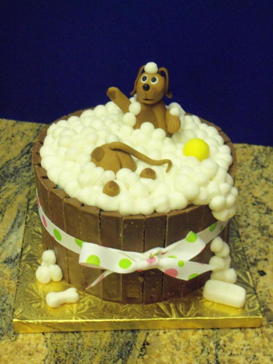 Birthday Bath Time For Puppies