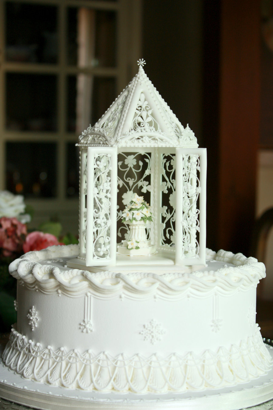 Royal Iced Christmas Cake. Homage To Eddie Spence Mbe - CakeCentral.com