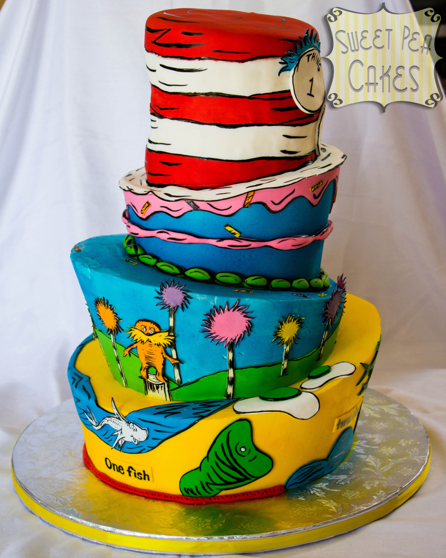 20 Of The Best Ideas For Dr Seuss Birthday Cakes Home Family Style 