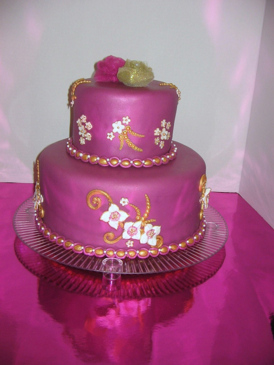 I Love Fuchsia And Gold!