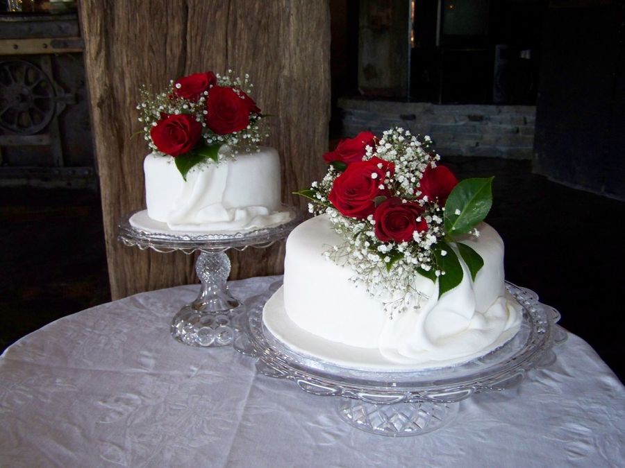 Two Tier Wedding Cake CakeCentral
