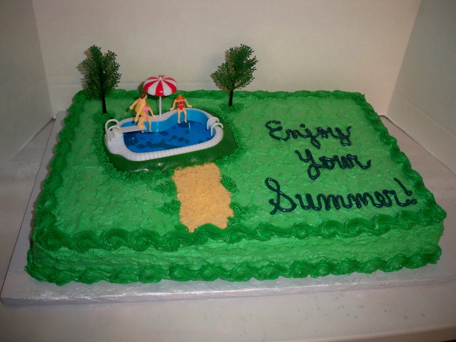 Pool Cake - CakeCentral.com