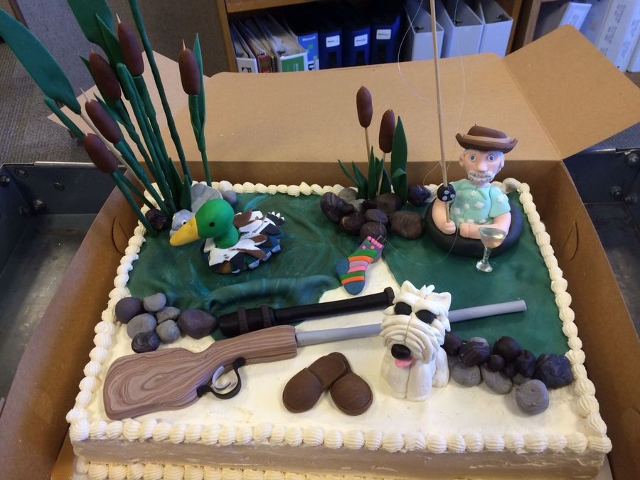 Retirement Cake For A Coworker