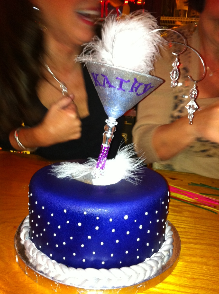 Martini Birthday - CakeCentral.com