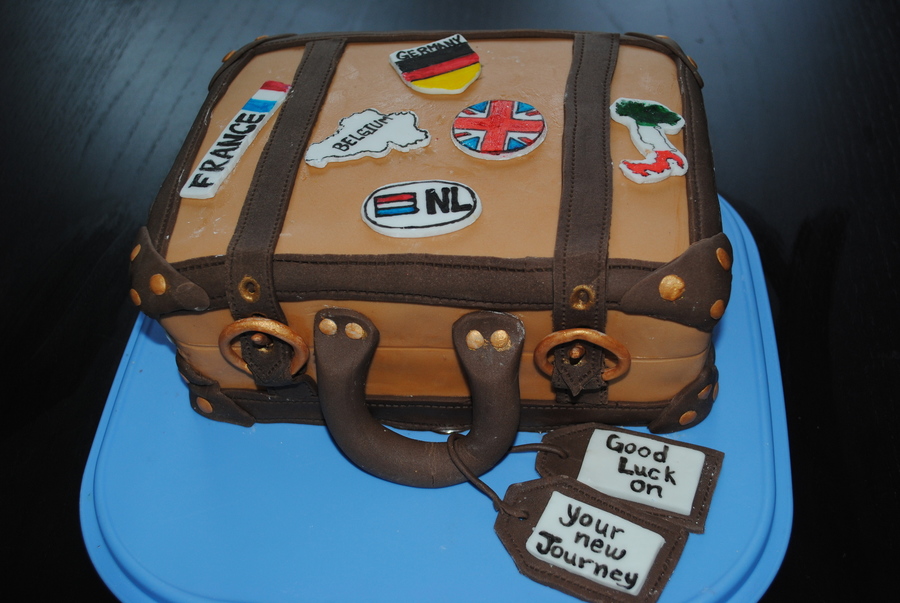 Suitcase Cake